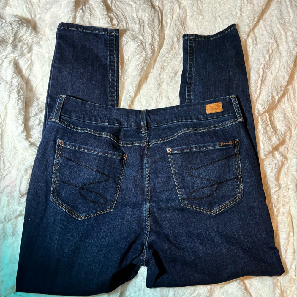 Seven 7 Women's Jeans Tummyless High Rise Skinny Size 16